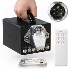 Professional Trailer Light Tester, Wireless Remote One-Person Operation, Built-I