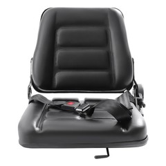 NEW UNIVERSAL FORKLIFT SEAT FITS CLARK CAT HYSTER YALE TOYOTA MITSUBISHI BLACK