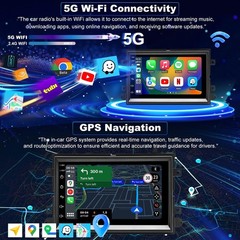 5GWifi Android Upgrade Car Radio for Ford Mustang 2005-2009, Explorer 2006-20…