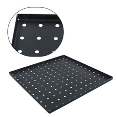 4 Pack Metal Pegboard Panels Black Pegboards Wall Organizer For Walls Home