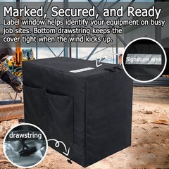 Heavy-Duty Waterproof Welder Cover, 600D Oxford Fabric for Engine Welders 30″Hx2