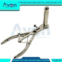 New Premium Grade Mathieu Anal Speculum 3 Prong Prop Display