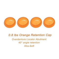 US 8Pcs Overdenture Retention Cap Inserts Set for Locator Abutment
