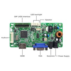 HD MI VGA LCD Controller Board For LM230WF5-TLF1 LM215WF3-SLK1 1920×1080 LCD
