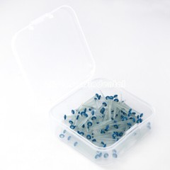 100 Pcs Dental Endo Quartz Fiber Post Straight/Screw Restorative Posts 1.0-1.8mm