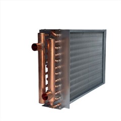 14×18 Water to Air Heat Exchanger~~1″ Copper Ports w/ EZ Install Front Flange