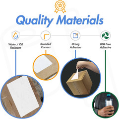 2.25 X 0.75 Inch Direct Thermal Label – Compatible with Rollo Label Printer & Ze