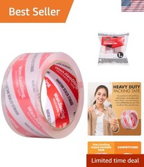 1.88″ x 60 Yds Clear Packing Tape – Heavy Duty for Moving & Mailing Needs