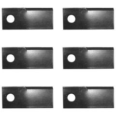 Pack of (6) New Left Hand Disc Mower Blades fits Various Applications & Models