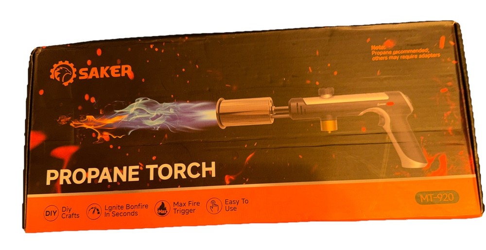 Saker Plus MT-920 Propane Torch Handheld Culinary Grill Fire Starter New