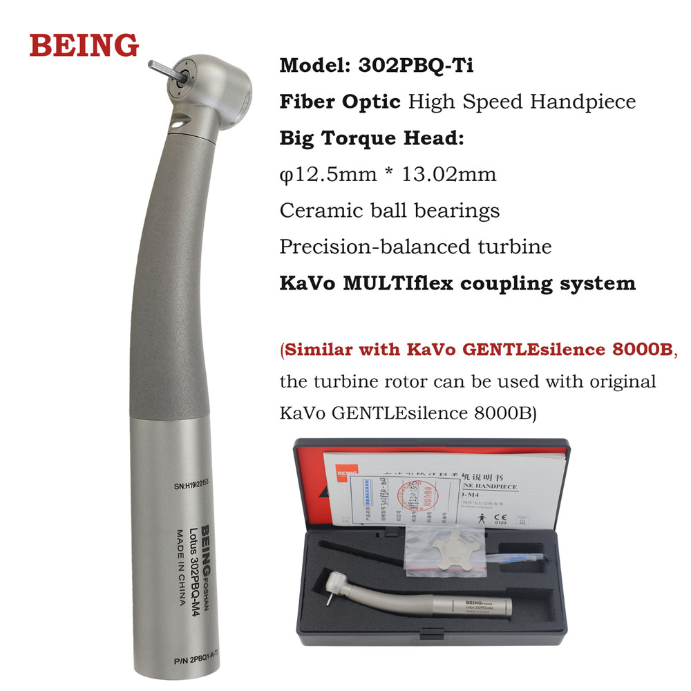 BEING Dental High Speed Handpiece KaVo 8000B Air Turbine MULTIflex Coupler 4Hole