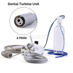 Dental Turbine Unit 3 Way Syringe Work with Air Compressor /Handpiece 4/2Hole