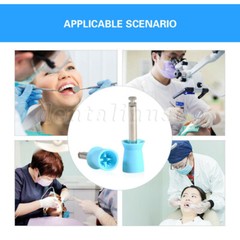 100PCS Mixed Colors Dental Prophy Tooth Polishing Cups Latch Type Rubber SA