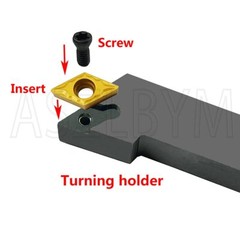 3/8″ 10mm Shank Indexable Carbide Lathe Turning Tool Holder Set Cutting Tools