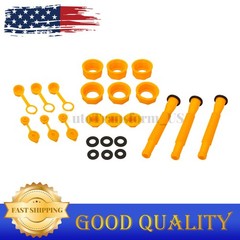 3x Replacement Gas Can Vent Spout Nozzle Kit For Old Style Cap7 Plastic Gas Cans