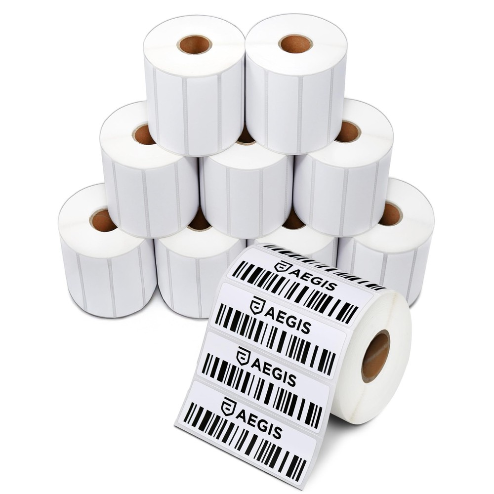 – 3″ X 0.75″ Direct Thermal Labels (20400 Count, 12 Rolls) – Inventory Barcod…