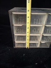 vintage Akro-Mils 9-drawer small parts storage cabinet organizer (B3)
