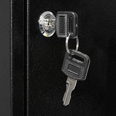 VEVOR 100-Key Cabinet Key Lock Box with Adjustable Racks & Colorful Key Tags