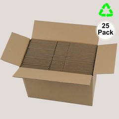 7x5x4 Inches Shipping Boxes 25 Pack Brown Corrugated Cardboard Boxes