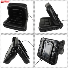 Fold Down FORKLIFT SEAT FITS FOR CLARK CAT HYSTER YALE TOYOTA MITSUBISHI