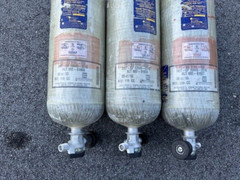 (Lot of 3) Worthington SCI – SCBA Tank – Carbon 2216 30 Min Tank – 2013 MFG