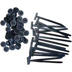 500 PCS-Universal Cable Tie Buckle, Heavy Duty Self-Locking Nylon Zip Tie Holder