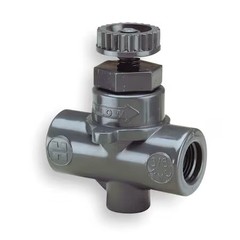 Hayward Flow Control Nva1050t Needle Valve, Straight, 1/2″, Pvc/Fpm, Threaded