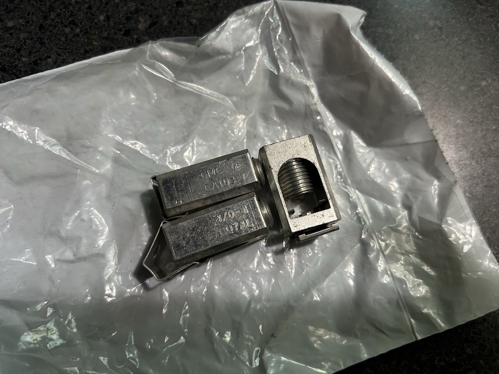 CMC CA103-1 Alumum Lug 4/0-4 Pack of 3, Eaton, Cutter-Hammer, Westinghouse