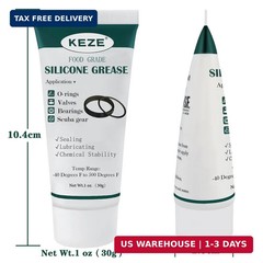 KEZE Silicone Grease Waterproof Food Grade Silicone Sealant Lubricant for Plumbe