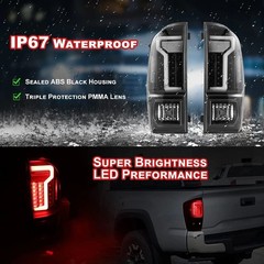 Tail Lights for Toyota Tacoma 2016-23 Tail Lamps LED Rear Lights