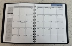 At-A-Glance 2027 Planner Monthly 7″ x 8.75″ Unruled Daily Blocks DayMinder Black