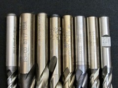 Mixed Estate Lot of 40+ Machinist End Mills & Precision Milling Cutters Tool