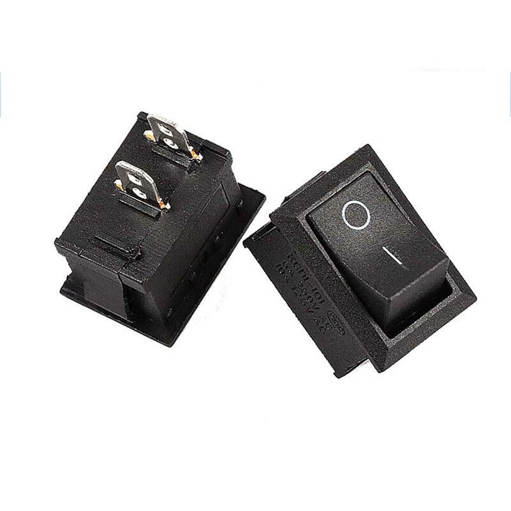 KCD1-101 6A 250V 15mm x 21mm ON/OFF Rectangular Boat Rocker Switch 2/3/4/6 Pin