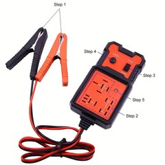 12V Automotive Relay Tester 4/5 Pin Car Relay Diagnostic Tool LED Indicator