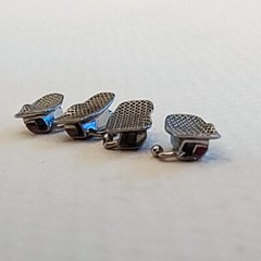 4pcs Dental 1st Molar MBT.022 Non-Converible Buccal Tube Bondable Laser