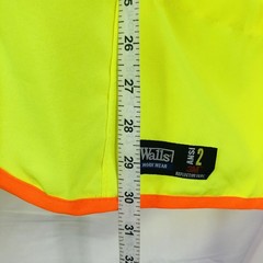 Walls Men’s 2XL Premium ANSI 2 High Visibility 3MSafety Zip-Up Vest w/ Pockets