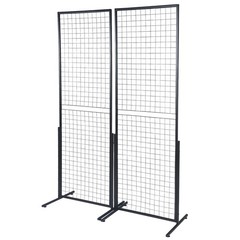 VEVOR 2′ x 5.6′ Grid Wall Panels Tower 2 Packs Wire Gridwall Display Racks