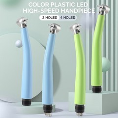 USA Dental LED E-generator High Speed Handpiece 3 Way Spray Push Button 2/4Holes