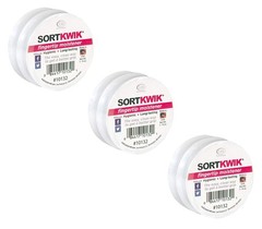 Sortkwik Fingertip Moisteners, 1 3/4 oz, Pink, Sold as 6 Pack