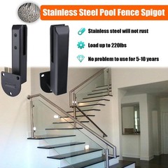 New Version Side Glass Mounting Bracket, Stainless Steel Glass Railing System…