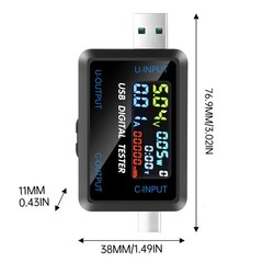 4.5~36V USB Type-C Digital Power Capacity Tester Voltage Current Meter Detector