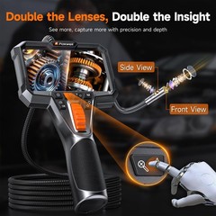 FOXWELL Dual Lens Borescope 1080P HD Endoscope Waterproof 5.3FT Snake Camera