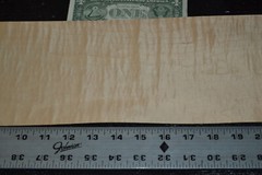 Curly Maple Wood Veneer Sheet 6 x 31 inches 1/42nd 2306-13