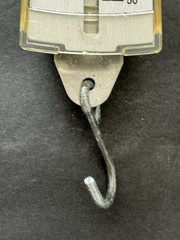 Vintage Ohaus Spring Scale 8008 In Box USA Made Grams Newtons Dental Lab Hook