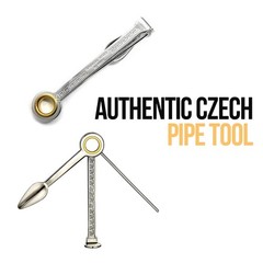 100% Authentic Czech Stainless Steel 3 in 1 Pipe Tool 1 Count (Pack of 1)