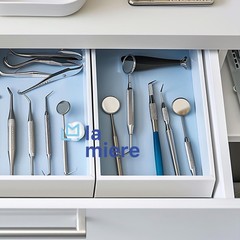 White Instrument Tray & Drawer Organizer, Autoclavable Dental Tray Holder, Wa…