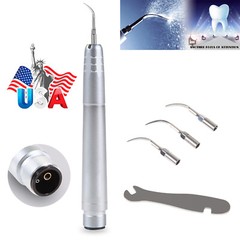 Dental Piezo Ultrasonic Air Scaler Handpiece Hygienist 2/4 Holes With 3 Tips