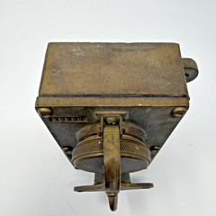 Vintage KONDU Bronze Watertight Surface Mount Rotary Switch Box Marine