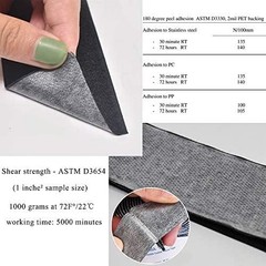 Double Coated Tissue Tape 9448A 0.47”x 20 Ft, Made of 3M Double Sided Tape T…