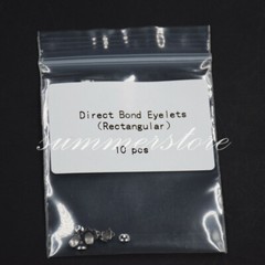 10 Pcs 1 Pack Dental Direct Bonding Eyelets 3.2mm Rectangular Base Bondable